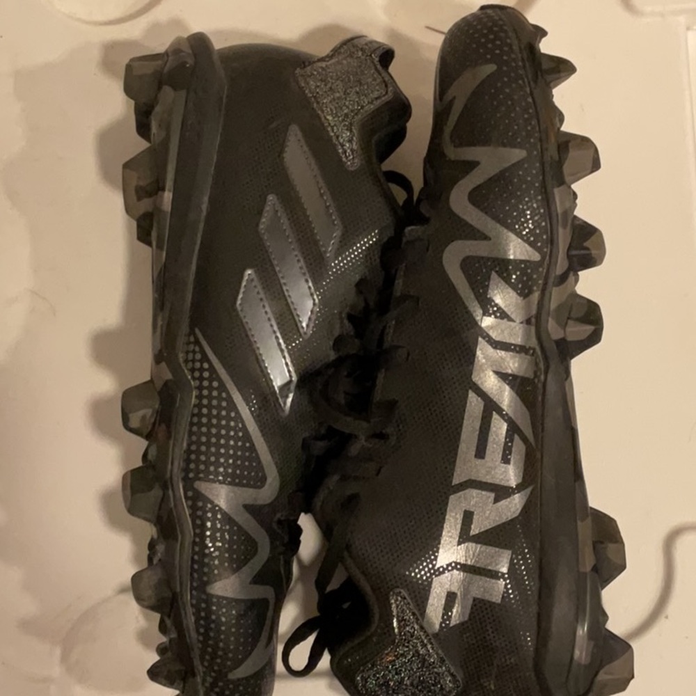 adidas Black and Silver Athletic Shoes